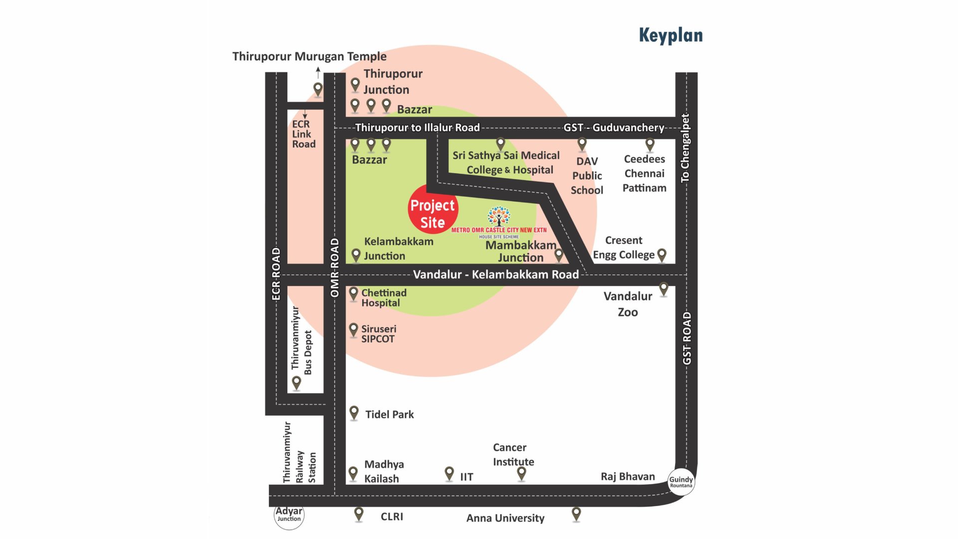 Metro-OMR-Castle-City-Keyplan